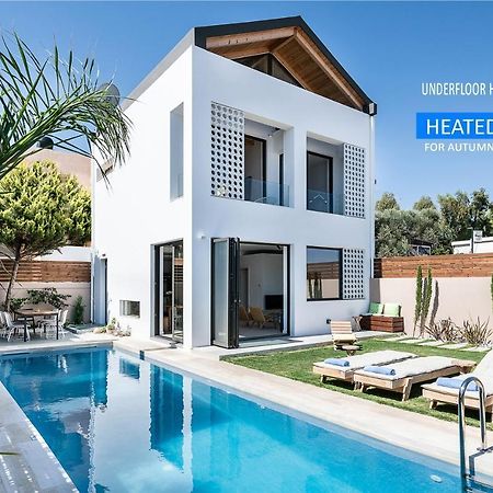 Fos Villa, A Luxe House With Private Heated Pool Galatás المظهر الخارجي الصورة