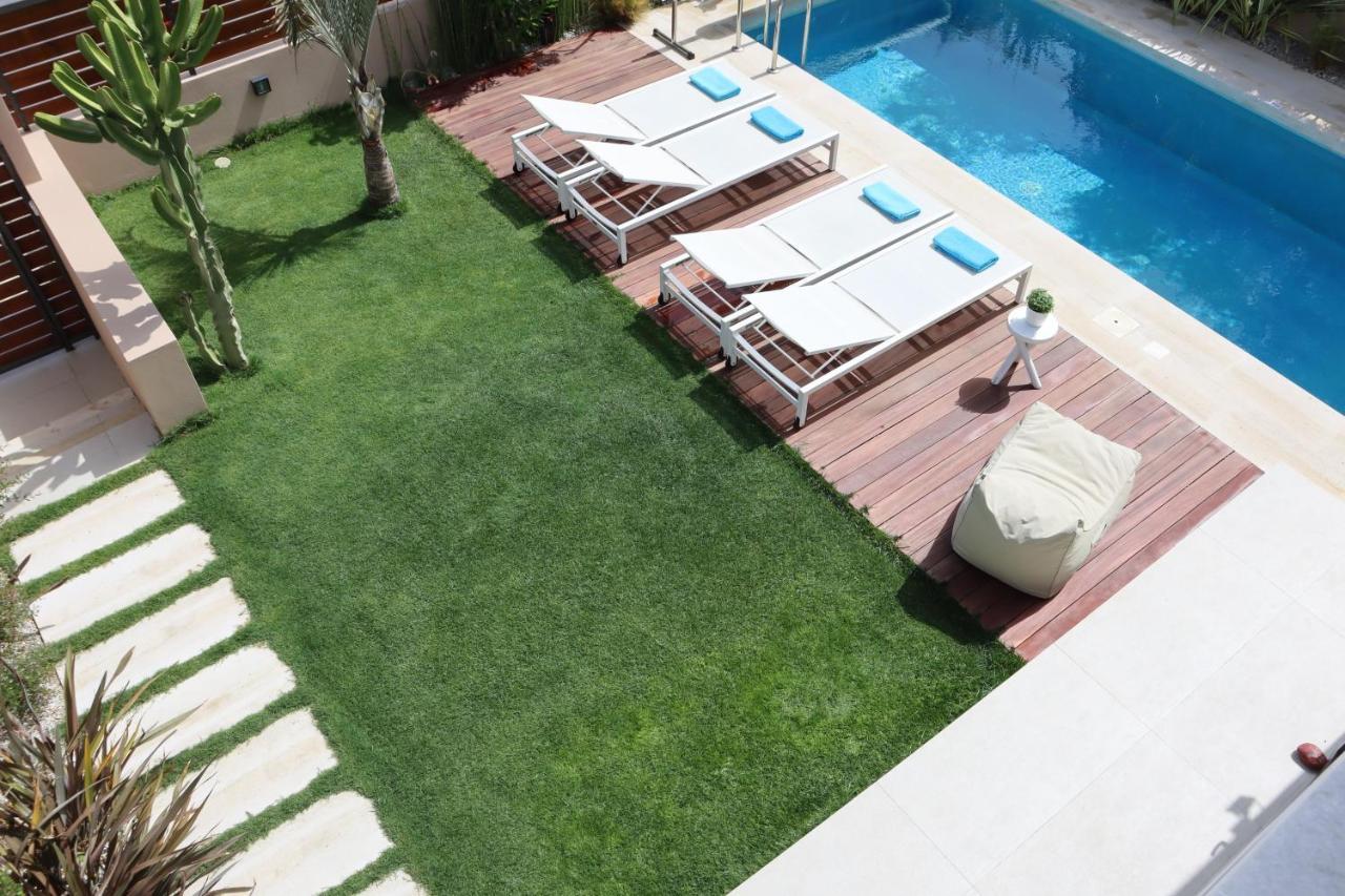 Fos Villa, A Luxe House With Private Heated Pool Galatás المظهر الخارجي الصورة